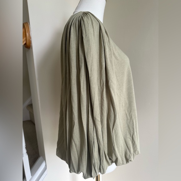 Express Green Ruched Bubble Tank- X-Large - Picture 5 of 10